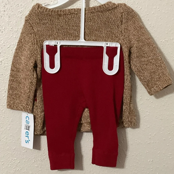 Carter's Baby 2-Piece Holiday Sweater & Corduroy Pant Set. Size 3 Months NWT - Picture 3 of 4